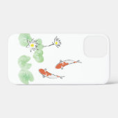 Étui pour iPhone 12 Mini avec bassin de carpes koï (Verso (horizontal))