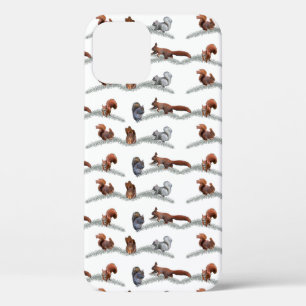 Étui pour iPhone 12 Squirrel Frenzy (choisir la co