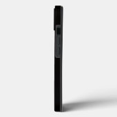 Étui pour iPhone 13 Black 4 Luxe, Grand requin bla (Verso / Gauche)