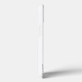 Étui pour iPhone 13 Fleur sauvage noir et blanc (Verso / Droite)
