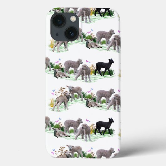 Étui pour iPhone 13 Lamb Meadow (Verso)