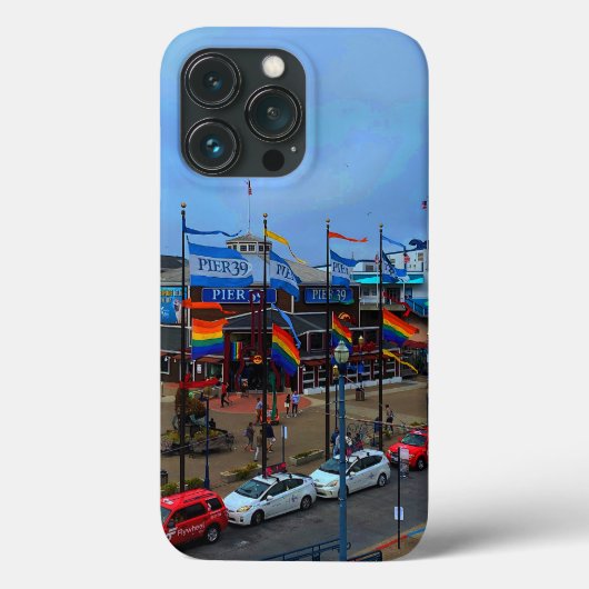 Étui pour iPhone 13 Pro San Francisco Pier 39 Prid (Verso)