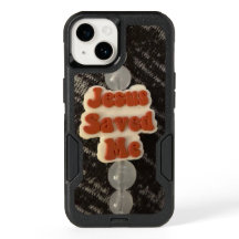 Étui pour Iphone 14 Jésus M'a Sauvé Otterbox