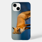 Étui pour iPhone 14 Renard Brun (Verso)