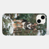 Étui pour iPhone 14 Wolfdog (Verso (horizontal))
