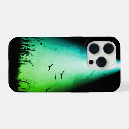 étui pour iPhone 15 à fond serein (Verso Horizontal)