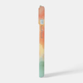 Étui pour iphone 15 abstrait à l'aquarelle pastel (Côté gauche)