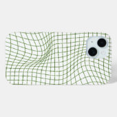 Étui pour iPhone 15 Art en Ligne Abstrait (Verso (horizontal))