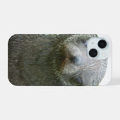 Étui pour iPhone 15 avec bébé phoque mignon (Verso Horizontal)