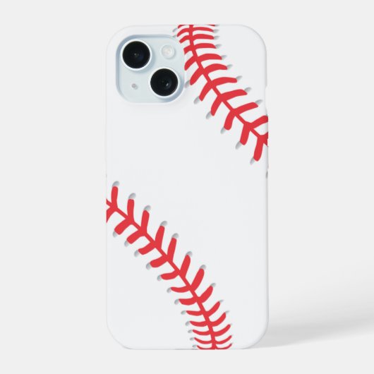 Étui pour iPhone 15 - Baseball (Verso)