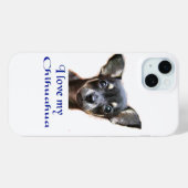 Étui pour iPhone 15 Chihuahua (Verso (horizontal))