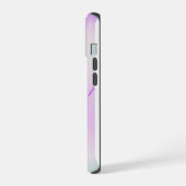 Étui pour iPhone 15 - Conception papillon réfléchi (Côté gauche)
