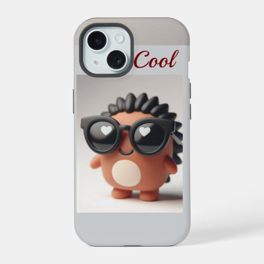 Étui pour iPhone 15 / Cool / Vibes Décontractées (Verso)