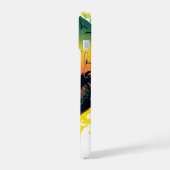 Étui pour iPhone 15 Coucher de soleil sur la plage (Côté gauche)