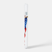 Étui pour iPhone 15 Drapeau de fierté America 250 (Côté gauche)