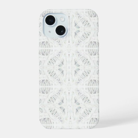 Étui pour iPhone 15 en DENTELLE DE BATTENBURG (Verso)