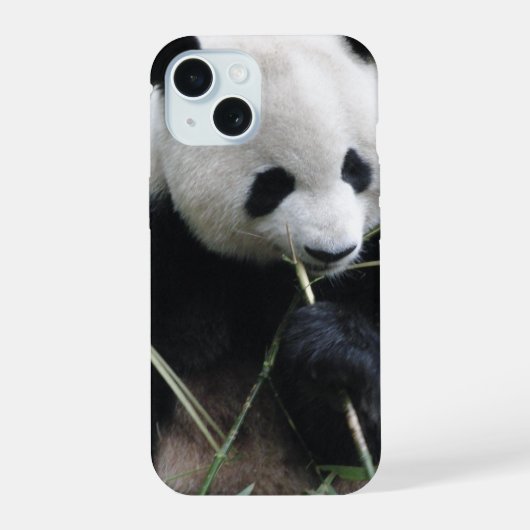 Étui pour iPhone 15 Panda Mignon (Verso)