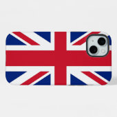Étui pour iPhone 15 Plus Apple, drapeau du Royaume (Verso Horizontal)