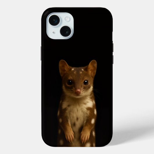 Étui pour iPhone 15 Plus Black 4 Luxe, Sweet Quoll (Verso)