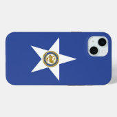 Étui pour iPhone 15 Plus Case-Mate, drapeau de Hou (Verso (horizontal))