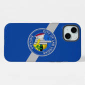 Étui pour iPhone 15 Plus Case-Mate, drapeau de Las (Verso Horizontal)