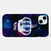 Étui pour iPhone 15 Plus 'Royal King' Couronne Est (Verso Horizontal)