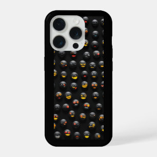 Étui pour iphone 15 pro avec émojis robotiques