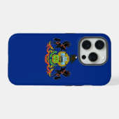 Étui pour iPhone 15 Pro Case-Mate, drapeau de Penn (Verso Horizontal)