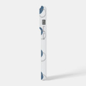 Étui pour iPhone 15 Pro 'Cercles de points ludique (Côté gauche)
