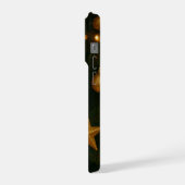 Étui pour iPhone 15 Pro Chat de l'Arbre de Noël (Côté gauche)