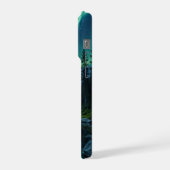 Étui pour iPhone 15 Pro Forêt d'Aurore (Côté gauche)