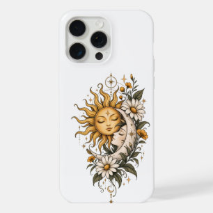 Étui pour iPhone 15 Pro Max Celestial Sun and Moon