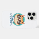 Étui pour iPhone 15 pro max Lunettes Aviateur Chat (Verso Horizontal)