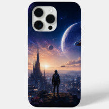 Étui pour iPhone 15 Pro Max • Ville futuriste de s