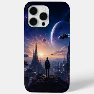 Étui pour iPhone 15 Pro Max • Ville futuriste de s