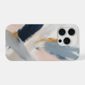 Étui pour iPhone 15 Pro Mist Coastal Abstrait (Verso Horizontal)