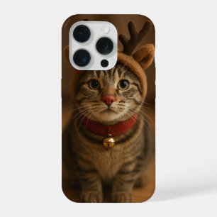 Étui pour iPhone 15 Pro Rudolph le Chat
