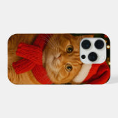 Étui pour iPhone 15 Pro Santa Cat (Verso Horizontal)