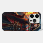 Étui pour iPhone 15 Pro Sorcière Épique Lanceuse d (Verso (horizontal))