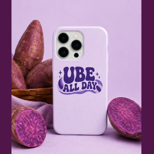 Étui pour iPhone 15 Ube toute la journée