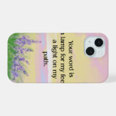 Étui pour iPhone 15 'Verset Inspirant' (Verso Horizontal)