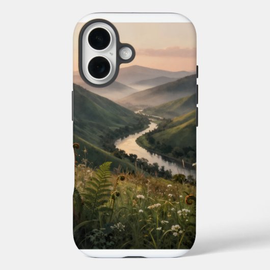 Étui pour iPhone 16 avec impression d'art de paysa (Verso)