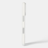 Étui pour iPhone 16 avec monogramme minimal rose (Verso / Droite)