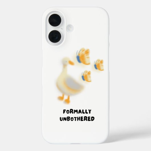 Étui pour iPhone 16 Canard Imperturbable (Verso)