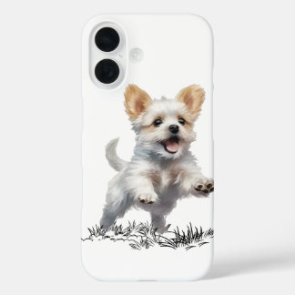 Étui pour iPhone 16 « Chiot Mignon » – Pour les am