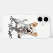 Étui pour iPhone 16 « Chiot Mignon » – Pour les am (Verso (horizontal))