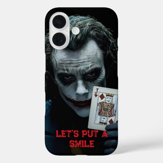 Étui pour iPhone 16 Joker (Verso)