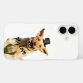 Étui pour iPhone 16 Labrador Retriever à chapeau h (Verso (horizontal))