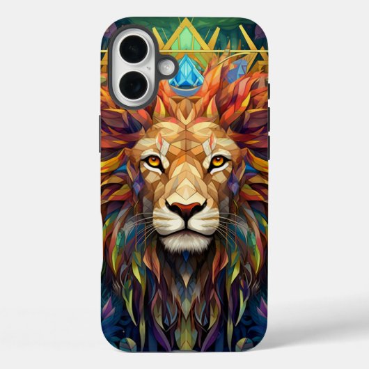Étui pour iPhone 16 Lion (Verso)