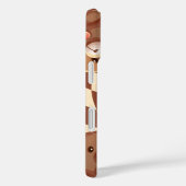 Étui pour iPhone 16 'Ourson à Carreaux' (Verso / Droite)